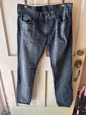 GUESS Men’s Dark Indigo Straight Jeans